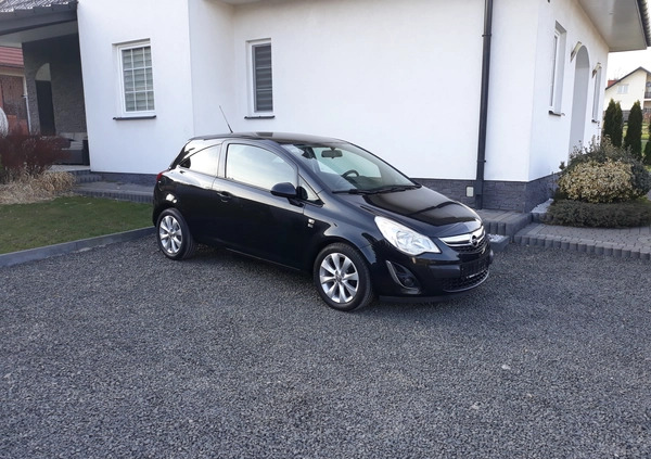 Opel Corsa cena 18600 przebieg: 145000, rok produkcji 2012 z Kościan małe 352